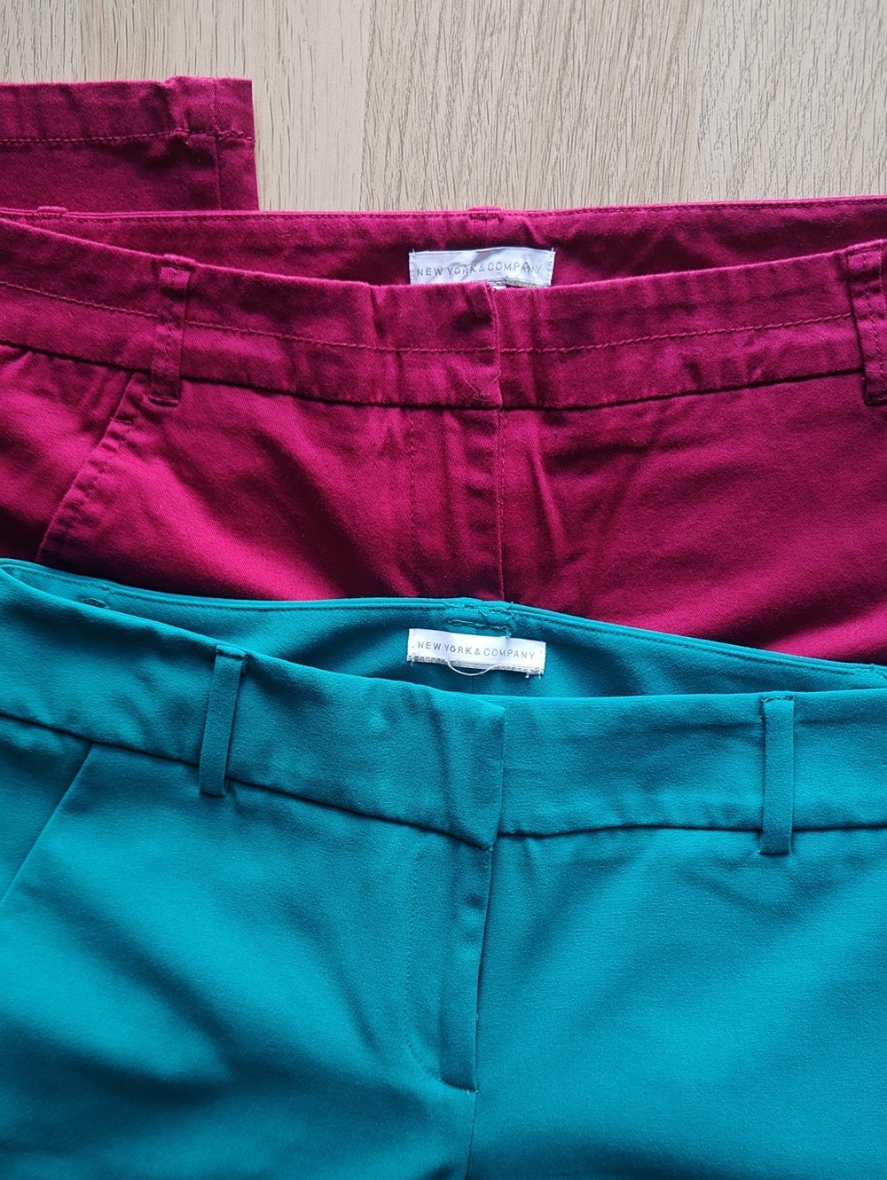 WOMEN'S NEW YORK & COMPANY STRAIGHT- LEG DRESS/CASUAL PANTS SET (SIZE 2)